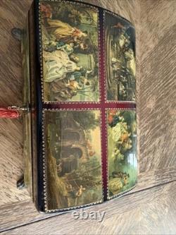 Vintage Swiss Reuge Sainte Croix CH 4 / 50 Music Box Switzerland Plays 4 Songs