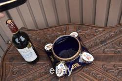 Vintage T limoges porcelain bonbonniere box floral decor