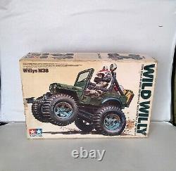 Vintage TAMIYA WILD WILLY M38 1982 Boxed + Manual, Etc (EXCELLENT)