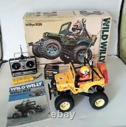 Vintage TAMIYA WILD WILLY M38 1982 Boxed + Manual, Etc (EXCELLENT)