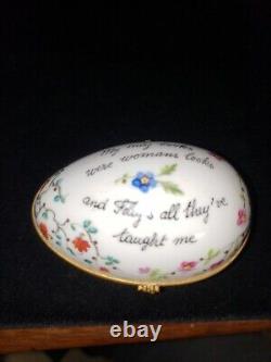 Vintage TIFFANY & CO PRIVATE STOCK LE TALLEC HAND PAINTED TRINKET BOX, FRANCE