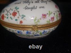 Vintage TIFFANY & CO PRIVATE STOCK LE TALLEC HAND PAINTED TRINKET BOX, FRANCE