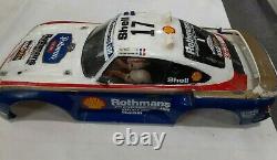 Vintage Tamiya Porsche 959 4WD Car with RX, Servos, Box, Instructions (Not Tested)