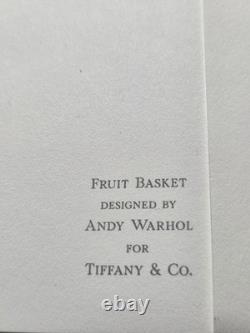 Vintage Tiffany & Co Andy Warhol Christmas Cards Set 10 Box Envelopes