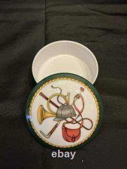 Vintage Tiffany & Co Limoges GDA Equestrian Trinket Box