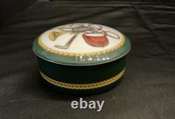 Vintage Tiffany & Co Limoges GDA Equestrian Trinket Box