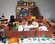 Vintage Timpo Wild West Fort Boxed + Other Town Buildings, Wagons, Cowboys Etc