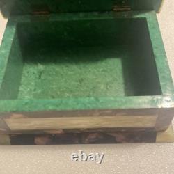 Vintage Tramp Art Deco Celluloid Plastic Bakelite Hinged Box