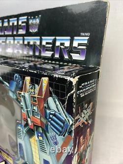 Vintage Transformers G1 STARSCREAM Complete 1984 w Box Read Description