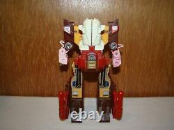 Vintage Transformers G1 Technobot Leader Scattershot with weapons box 1987 Hasbro