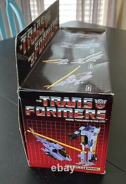 Vintage Transformers G1 Whirl in box, with weapons, Instr. & Spec. 1985 Hasbro