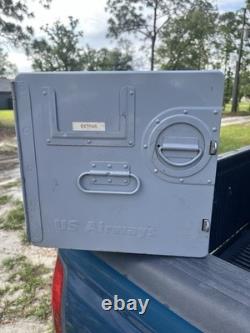 Vintage US AIRWAYS galley box storage With Drawer