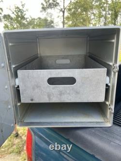 Vintage US AIRWAYS galley box storage With Drawer