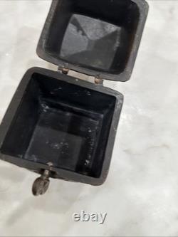 Vintage USSR Kremlin Silumin Metal Casket Chest Box Home Decor Collectible Gift