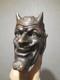 Vintage Ussr Mephistopheles Head Ashtray Trinket Box Gothic Devil Opening Top