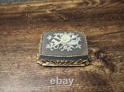 Vintage Unique Cameo Card Size Music Box