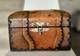 Vintage Unique Leather Wood Hand Crafted Box