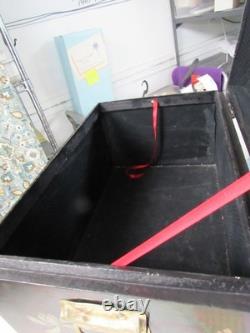 Vintage Unusual Asian Forest lacquered hand painted box from China 1970's