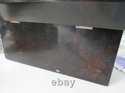 Vintage Unusual Asian Forest lacquered hand painted box from China 1970's