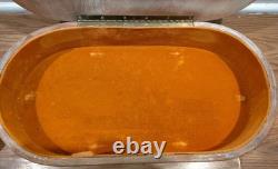 Vintage Very Large Rare Incolay Studios Jewelry Box The Four Seasons