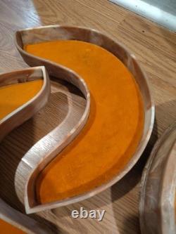 Vintage Very Large Rare Incolay Studios Jewelry Box The Four Seasons