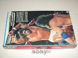 Vintage WWF Official Championship Belt 1990 Hasbro Ultimate Warrior Box Eagle