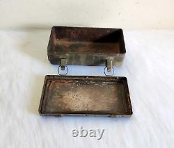 Vintage WWII First Aid US Army Medical Department Iron Box Decorative Props I308