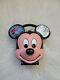 Vintage Walt Disney Mickey Mouse Head Aladdin Plastic Lunch Box No Thermos