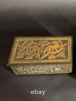 Vintage Walter Bosse 1947 Handcrafted Bronze Box/Trinket Jewelry Greece