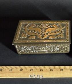 Vintage Walter Bosse 1947 Handcrafted Bronze Box/Trinket Jewelry Greece