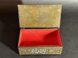 Vintage Walter Bosse 1947 Handcrafted Bronze Box/Trinket Jewelry Greece