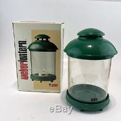 Vintage Weber LARS Lantern RARE Green 1984 Made in Sweden In Box