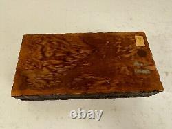 Vintage Wood Carved Humidor or Jewelry Box with 2 Deer & Tree Decoration