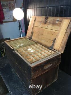 Vintage Wood Egg Packing Crate 24 Dozen Egg Box Pacific Egg Products Crate