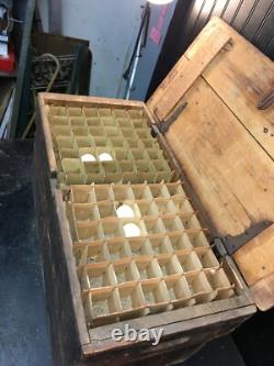 Vintage Wood Egg Packing Crate 24 Dozen Egg Box Pacific Egg Products Crate