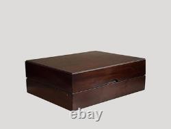Vintage Wood Ledger Box Record Keeping Box Selamat Designs San Francisco