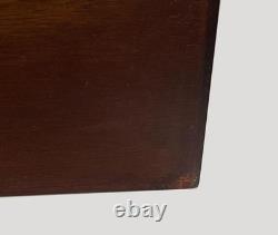 Vintage Wood Ledger Box Record Keeping Box Selamat Designs San Francisco
