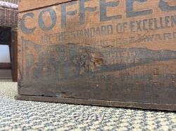 Vintage Wood Steinwender Stoffregen Yale Coffee Crate St. Louis Missouri Box Bin