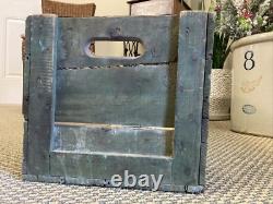 Vintage Wooden Banana Crate Inland Trading Chicago Illinois Hammond Indiana Box