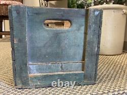 Vintage Wooden Banana Crate Inland Trading Chicago Illinois Hammond Indiana Box