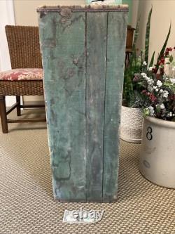 Vintage Wooden Banana Crate Inland Trading Chicago Illinois Hammond Indiana Box