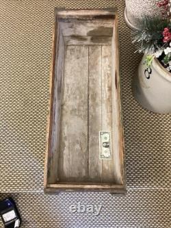 Vintage Wooden Banana Crate Inland Trading Chicago Illinois Hammond Indiana Box