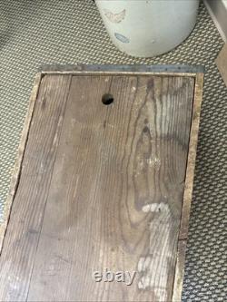 Vintage Wooden Crate Bottle Gamble Skogmo Monmouth Illinois Wood Box 1956