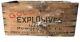 Vintage Wooden Crate Gold Medal Explosives Dynamite Wood Box