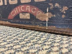 Vintage Wooden Crate Kennedy's Biscuit Crackers Chicago Illinois Box New York Co