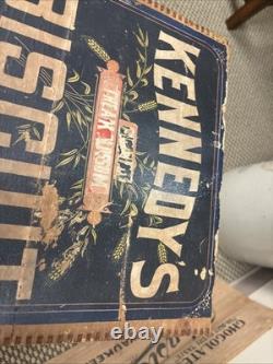 Vintage Wooden Crate Kennedy's Biscuit Crackers Chicago Illinois Box New York Co