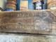 Vintage Wooden Crate Ls Schepp's Cocoanut Advertising Wood Box Coconut