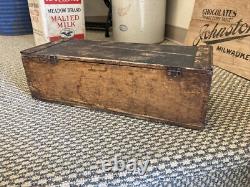 Vintage Wooden Crate Sears Roebuck Chicago Illinois Box Cheapest On Earth