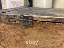 Vintage Wooden Crate Sears Roebuck Chicago Illinois Box Cheapest On Earth