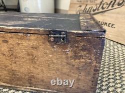 Vintage Wooden Crate Sears Roebuck Chicago Illinois Box Cheapest On Earth